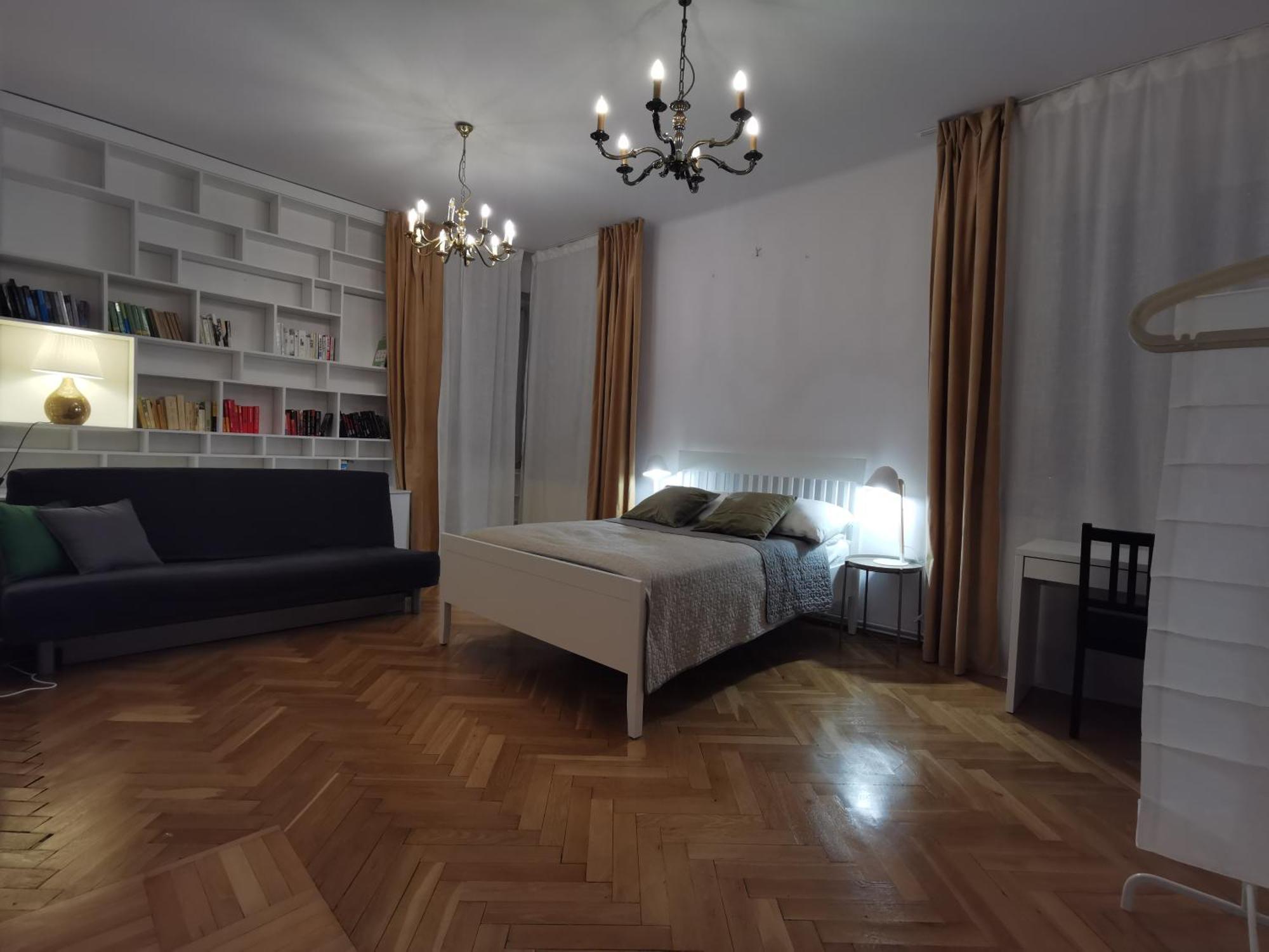 Cozy Spacious Apartment With Balcony Krakau Exterior foto