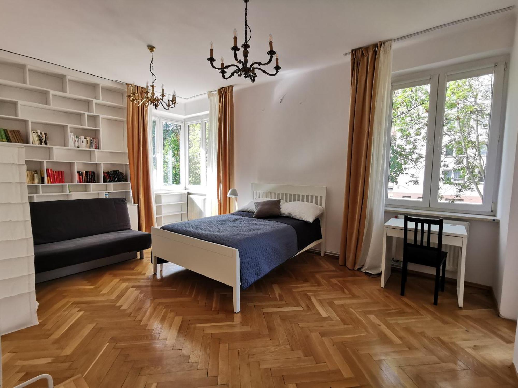 Cozy Spacious Apartment With Balcony Krakau Exterior foto